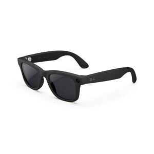 “Stealth” Ray-Ban Meta Wayfarer Gen 2 Matte Black Transitions Grey - LED Removed